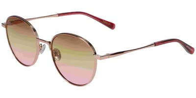 Scotch & Soda 5024 401 Women's Sunglasses Gold Size 52 In Brown
