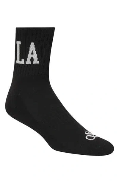 Scotch & Soda 6-pack Assorted Terry Quarter Crew Socks In Black