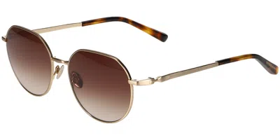 Scotch & Soda 6016 402 Men's Sunglasses Gold Size 52 In Yellow