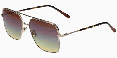 Scotch & Soda 6020 400 Men's Sunglasses Gold Size 57 In Brown