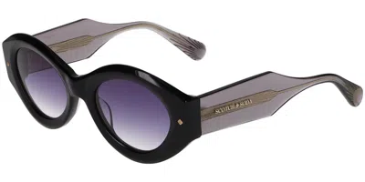 Scotch & Soda 7030 001 Women's Sunglasses Black Size 51