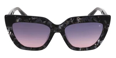 Scotch & Soda 7036 010 Women's Sunglasses Tortoiseshell Size 55 In Black