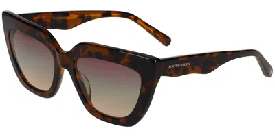 Scotch & Soda 7036 113 Women's Sunglasses Tortoiseshell Size 55 In Brown