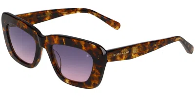 Scotch & Soda 7037 101 Women's Sunglasses Tortoiseshell Size 51 In Brown