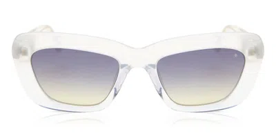 Scotch & Soda 7037 815 Women's Sunglasses Grey Size 51 In White