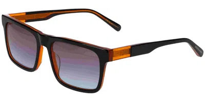 Scotch & Soda 8020 640 Men's Sunglasses Black Size 56 In Yellow