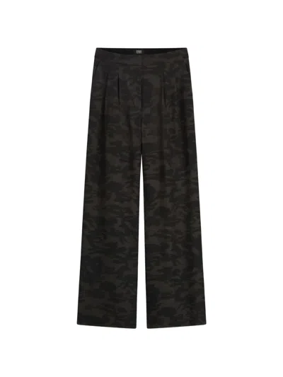 Scotch & Soda Abstract-print Trousers In Black