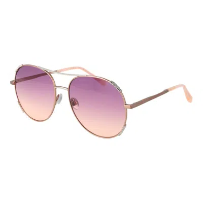 Scotch & Soda Acetate Women's Sunglasses In Burgundy