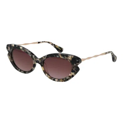 Scotch & Soda Acetate Women's Sunglasses In Brown