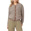 Scotch & Soda Bouclé Bomber Jacket In Brown