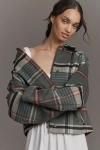 Scotch & Soda Boxy Shacket Jacket In Gray