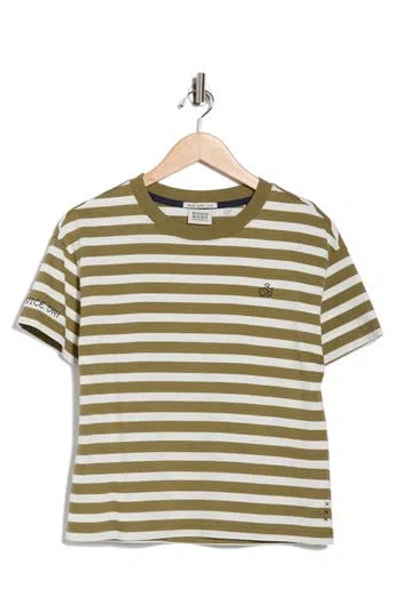 Scotch & Soda Boxy Yarn Dye Stripe T-shirt