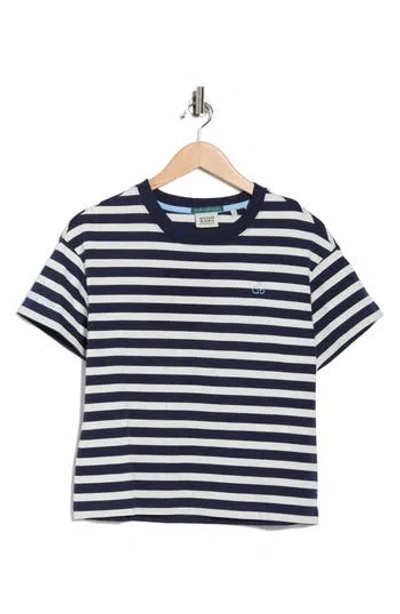 Scotch & Soda Boxy Yarn Dye Stripe T-shirt