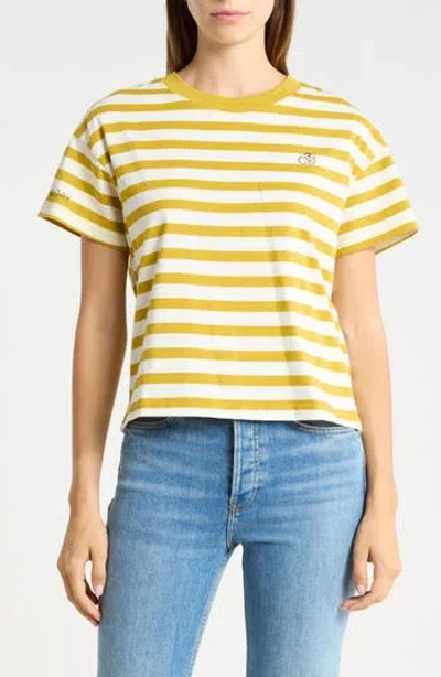 Scotch & Soda Boxy Yarn Dye Stripe T-shirt