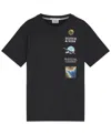 Scotch & Soda Boys 8-16 Graphic Print T-shirt In Black