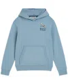 Scotch & Soda Boys 8-16 Whimsical Graphic Hoodie Sweatshirt In Blue