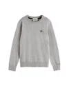 Scotch & Soda Boys' Core Logo Regular Fit Sweatshirt - Little Kid, Big Kid In Gray