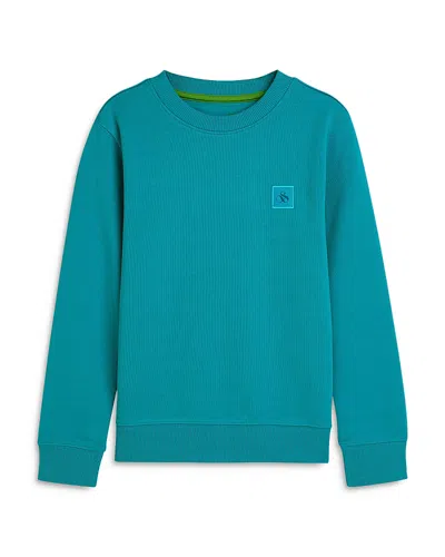 Scotch & Soda Boys' Logo Sweatshirt - Little Kid, Big Kid In Blue