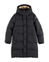 Scotch & Soda Boys' Longer Length Puffer Jacket - Little Kid, Big Kid In Black