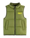 Scotch & Soda Boys' Padded Bodywarmer Vest - Little Kid, Big Kid In Green