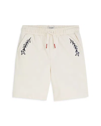 Scotch & Soda Boys' Placed Print Relaxed Sweatshorts - Little Kid, Big Kid In Multi