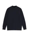 Scotch & Soda Boys' Regular Fit Mock Neck Sweater - Big Kid In Blue