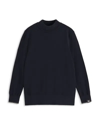 Scotch & Soda Boys' Regular Fit Mock Neck Sweater - Big Kid In Blue
