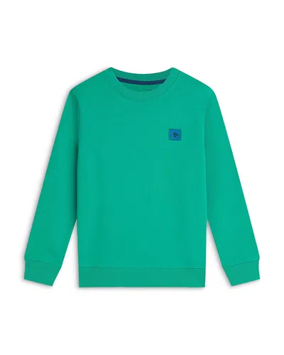 Scotch & Soda Boys' Seasonal Core Logo Badge Sweatshirt - Little Kid, Big Kid In Blue