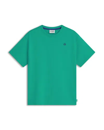 Scotch & Soda Boys' Seasonal Core Logo Tee - Little Kid, Big Kid In Green