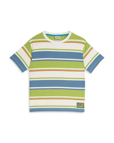 Scotch & Soda Boys' Yarn Dyed Striped Tee - Little Kid, Big Kid In Multi