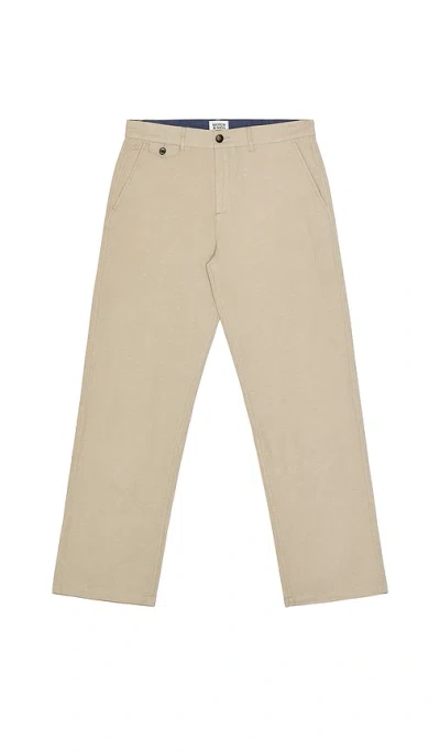 Scotch & Soda Relaxed Straight Fit Trouser In Brown