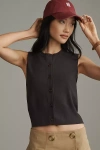 Scotch & Soda Spencer Sleeveless Sweater In Black