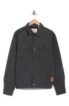 Scotch & Soda Canvas Trucker Jacket In Gray