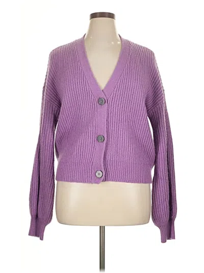 Pre-owned Scotch & Soda Cardigan Sweater In Purple