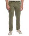 Scotch & Soda Cargo Khaki Straight Fit 5-pocket Jean In Green