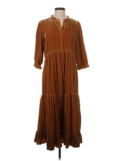 Pre-owned Scotch & Soda Casual Dress In Brown
