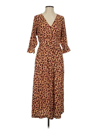 Pre-owned Scotch & Soda Casual Dress In Brown