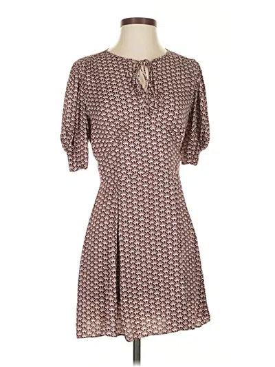 Pre-owned Scotch & Soda Casual Dress In Burgundy