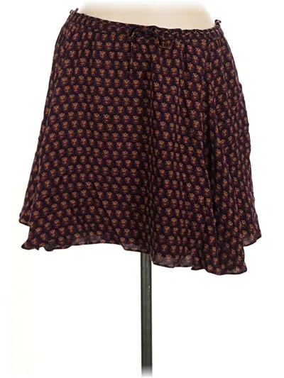 Pre-owned Scotch & Soda Casual Skirt In Burgundy