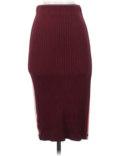 Pre-owned Scotch & Soda Casual Skirt In Burgundy