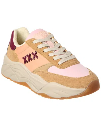 Scotch & Soda Celest Leather Sneaker In Brown