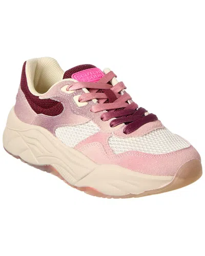 Scotch & Soda Celest Leather Sneaker In Pink