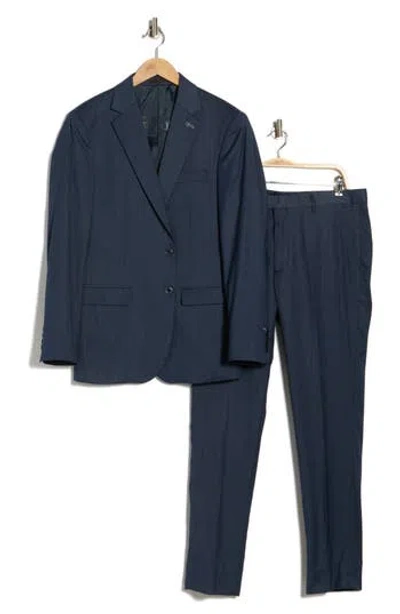Scotch & Soda Classic Fit Birdseye Suit In Blue