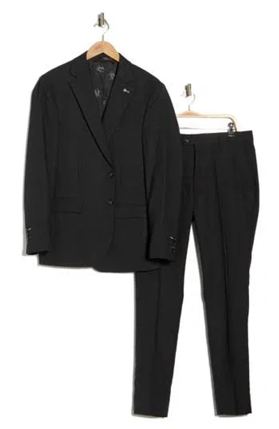Scotch & Soda Classic Fit Windowpane Suit In Gray