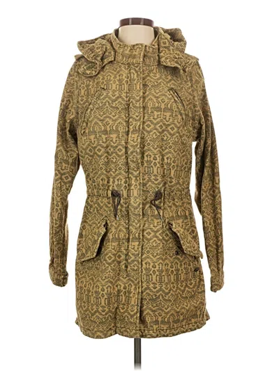 Pre-owned Scotch & Soda Coat In Gold