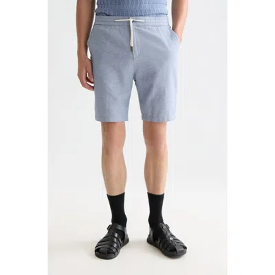 Scotch & Soda Cotton & Linen Chino Shorts In Animal Print