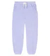 Scotch & Soda Cotton-blend Corduroy Sweatpants In Purple