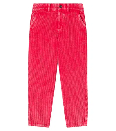 Scotch & Soda Kids' Cotton Corduroy Pants In Red
