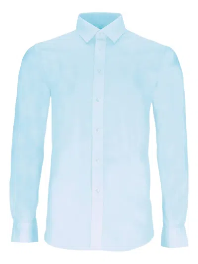 Scotch & Soda Cotton Shirt In Blue