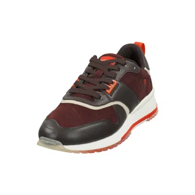 Scotch & Soda Cowhide Athletic Men's Sneakers In Multi